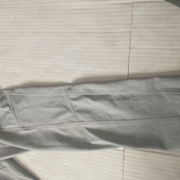 Kyodan athletic pants with deep side pockets! Shorter length, light grey - Picture 4 of 5